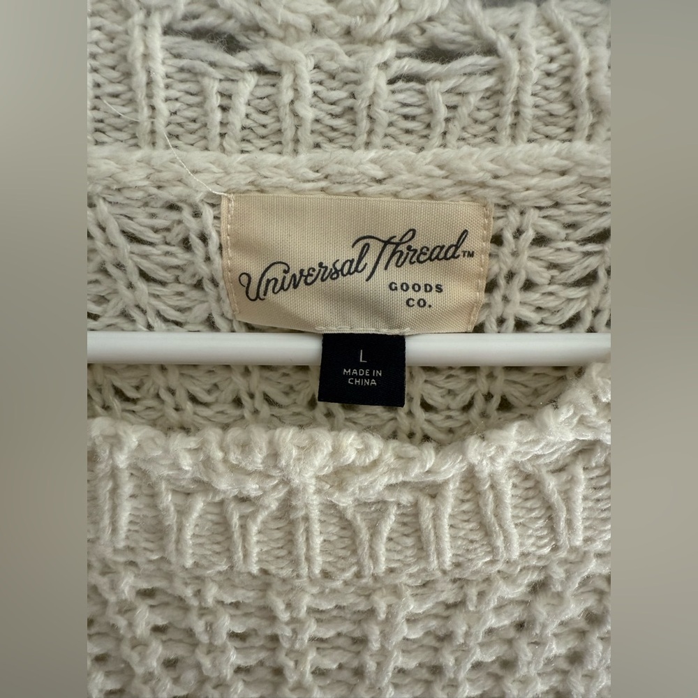 Universal Thread Knit Granny Square Pullover Swea… - image 2
